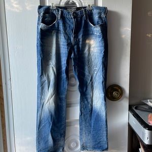 American Eagle Original Straight Distressed Jeans